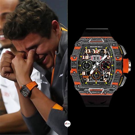 richard mille mclaren lando norris|Richard Mille McLaren watch.